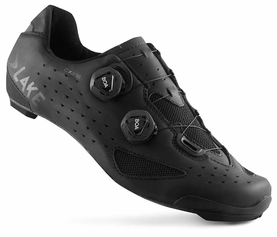 tretry LAKE CX238 Carbon černé vel.42