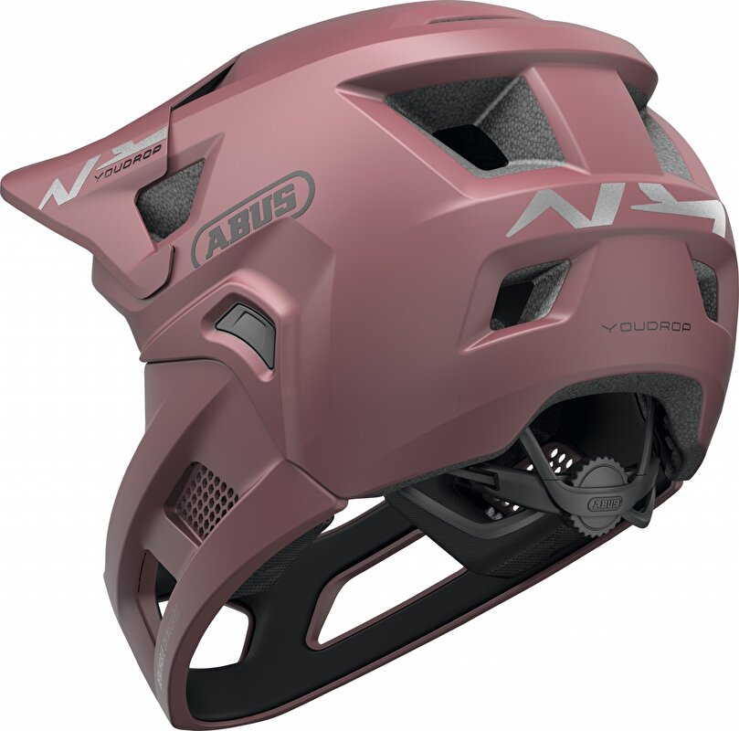 přilba ABUS YouDrop FF blush red S