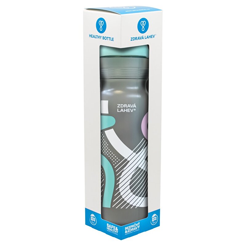 Zdravá lahev 1,0 l Sport Element tyrkys