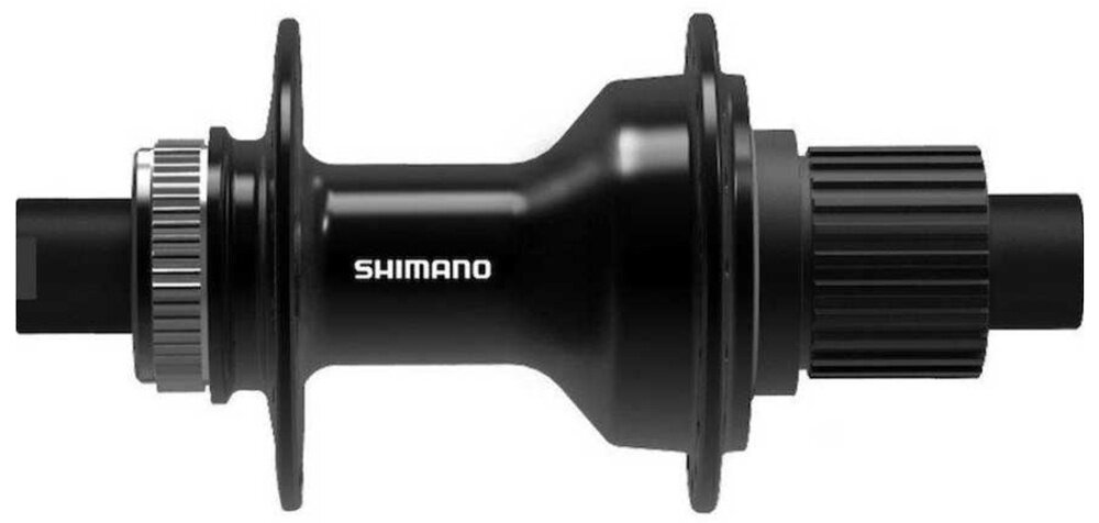 náboj disc SHIMANO FH-TC500-MS-B 32d Center lock 12mm e-thru-axle 148mm 12 speed zadní černý