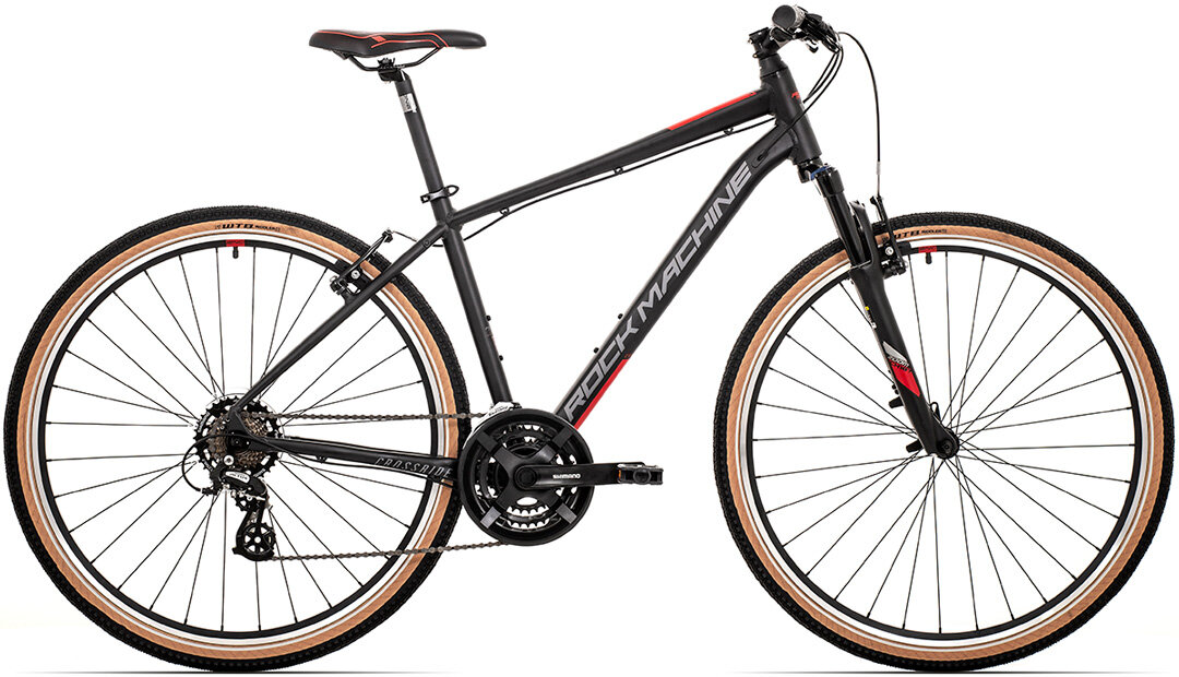 kolo Rock Machine Crossride 100 (L) černá/oranžová