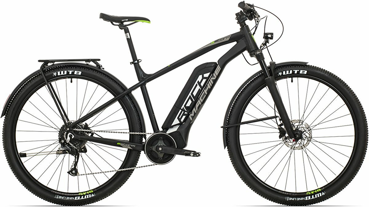 elektrokolo Rock Machine Storm e60-29 25th Anniversary mat black/silver/black +bat. 504 Wh, 17" (M)