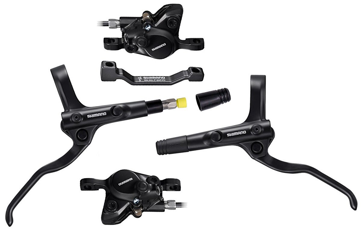 brzda kotoučová SHIMANO MT200, p+z (800+1700 mm) adaptér, komplet bez kotoučů (zadní J-kit)