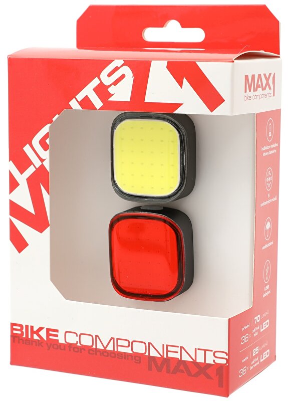 sada blikaček MAX1 Sirius USB černá