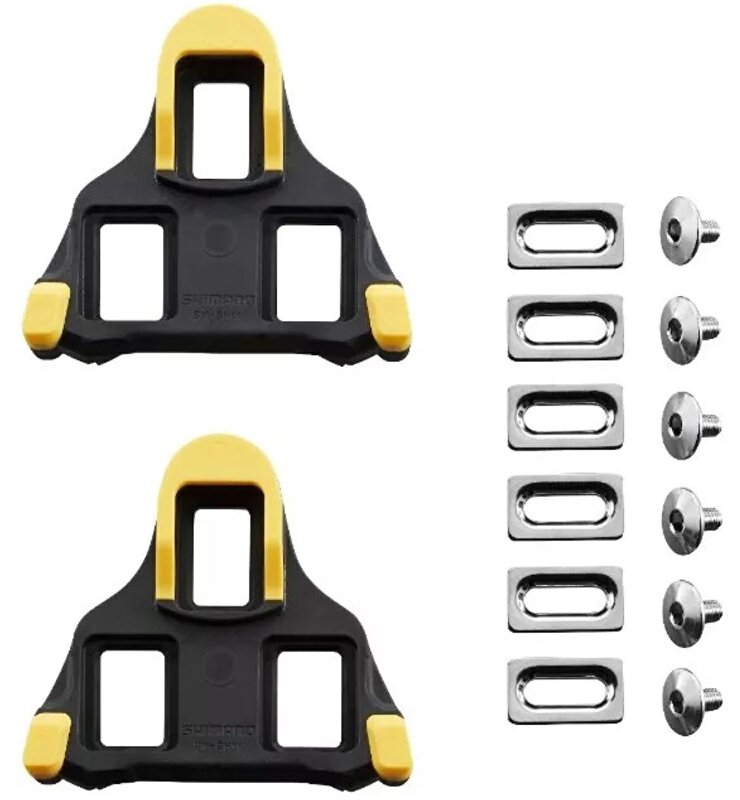 kufry SHIMANO silniční SPD-SL SM-SH11 černo/žluté s vůlí, v krabičce