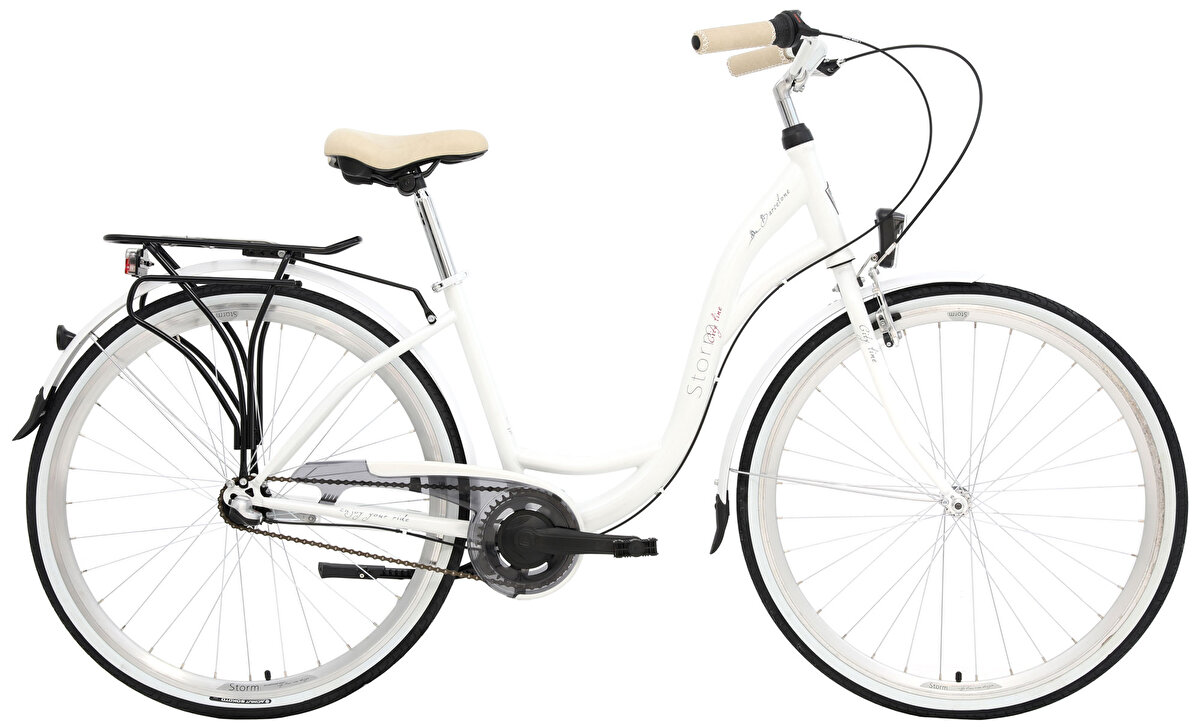 kolo STORM Barcelona 28" 3sp. 17" bílé