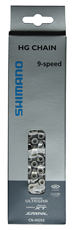 řetěz SHIMANO CN-HG93 9 speed, 114 článků, v krabičce