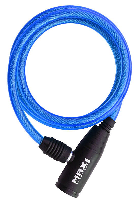zámek spirála MAX1 1200x8 mm modrý