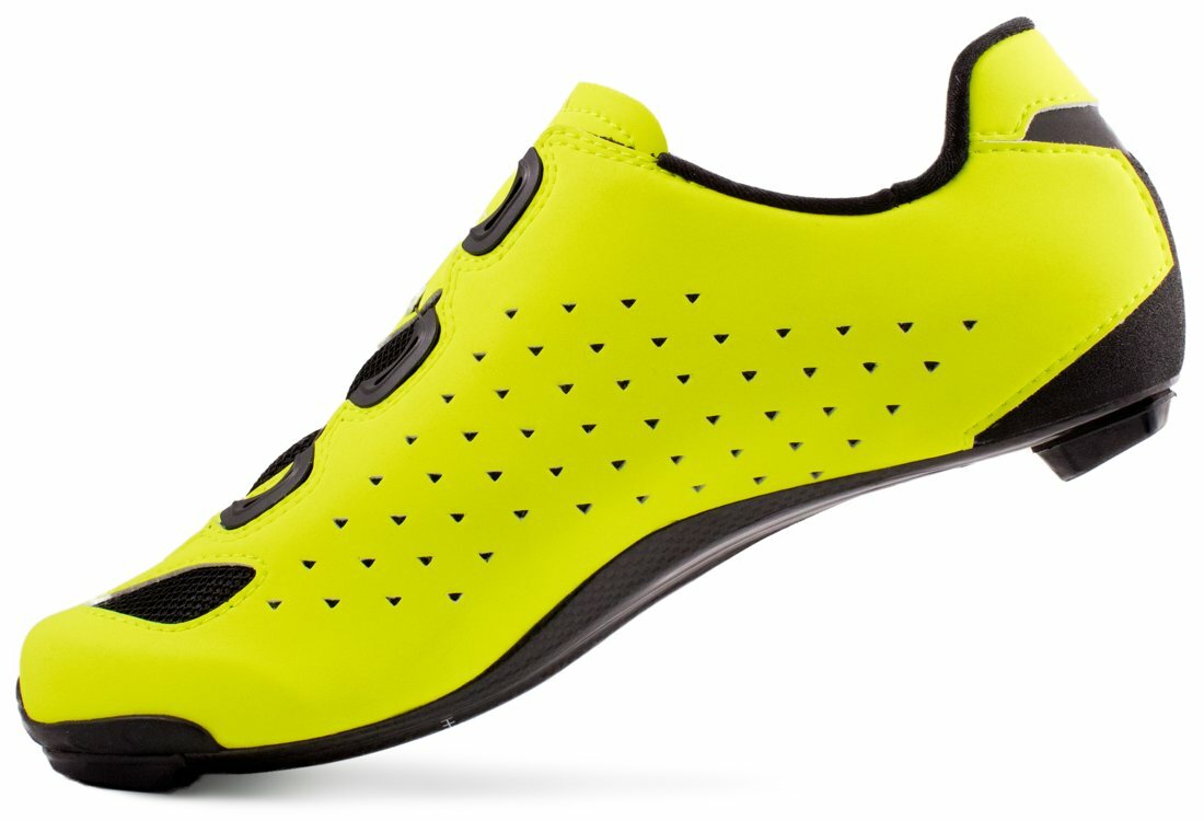 tretry LAKE CX238 Carbon fluo žlutá/červená vel.44,5