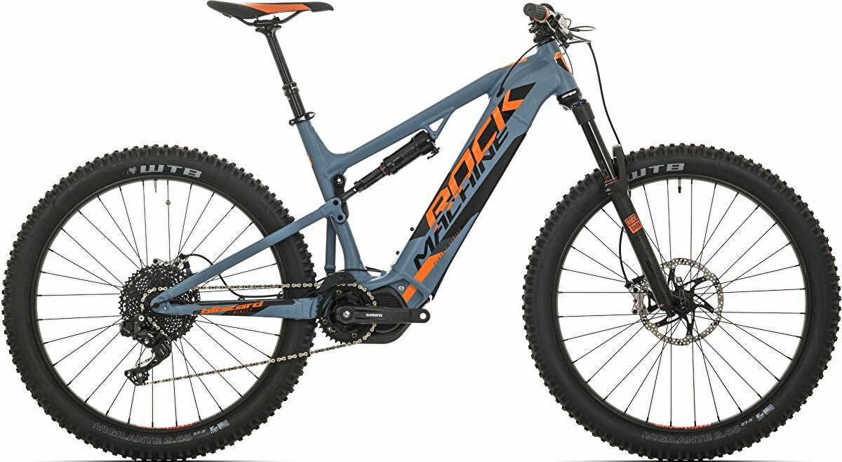 elektrokolo Rock Machine Blizzard INT e90-27+ slate grey/neon orange/black (M)