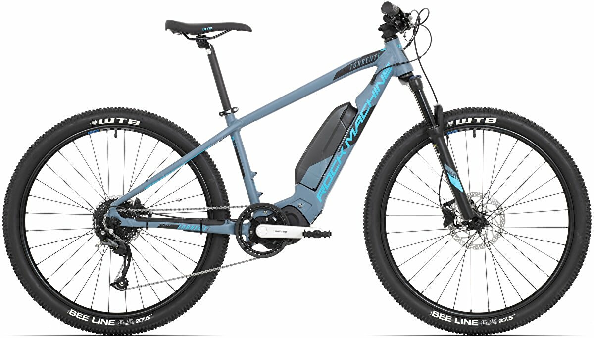 elektrokolo Rock Machine Torrent e30-27  mat slate grey/neon blue/black (S)