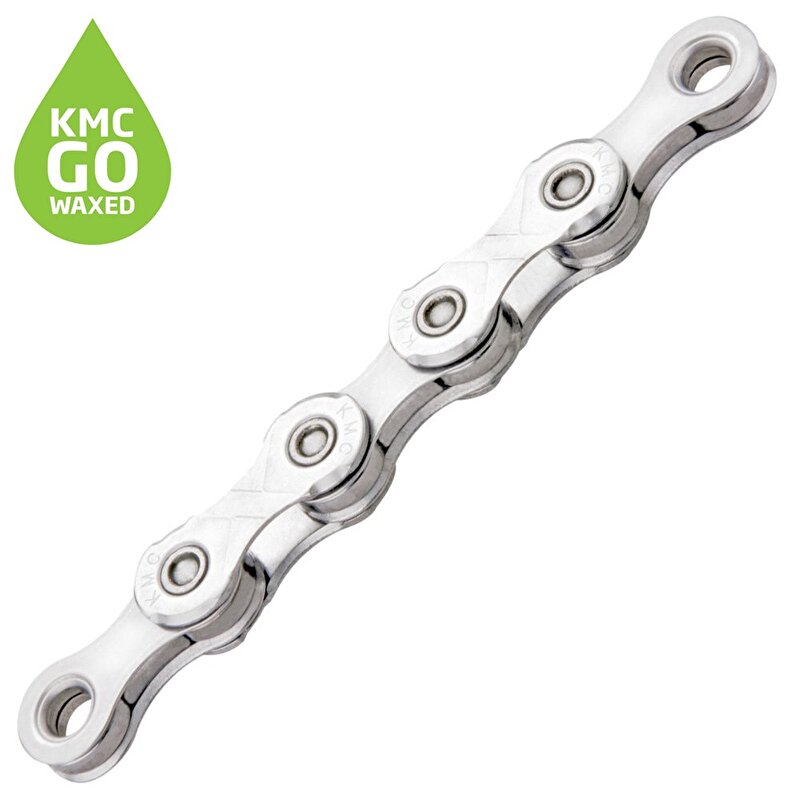 řetěz KMC X-12 Ni stříbrný v krabičce 126 čl. NEW, WAX-voskovaný