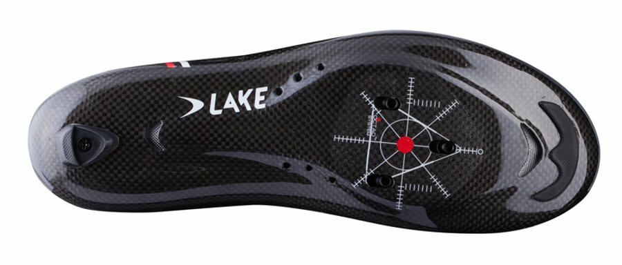 tretry LAKE CX332 černo/stříbrné vel.43