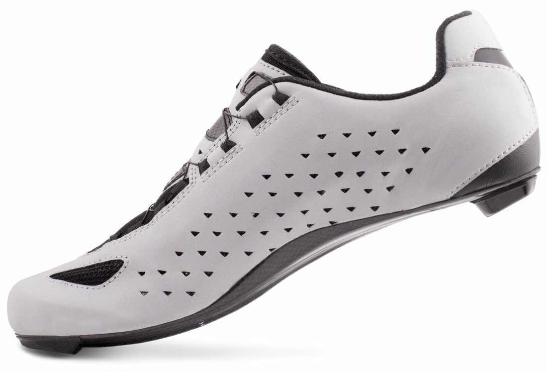 tretry LAKE CX219 Carbon reflexní stříbrná/černá vel.45,5