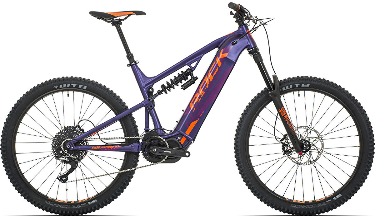 elektrokolo Rock Machine Blizzard INT e70-27+ LTD TEST mat violet/neon orange/purple (M)