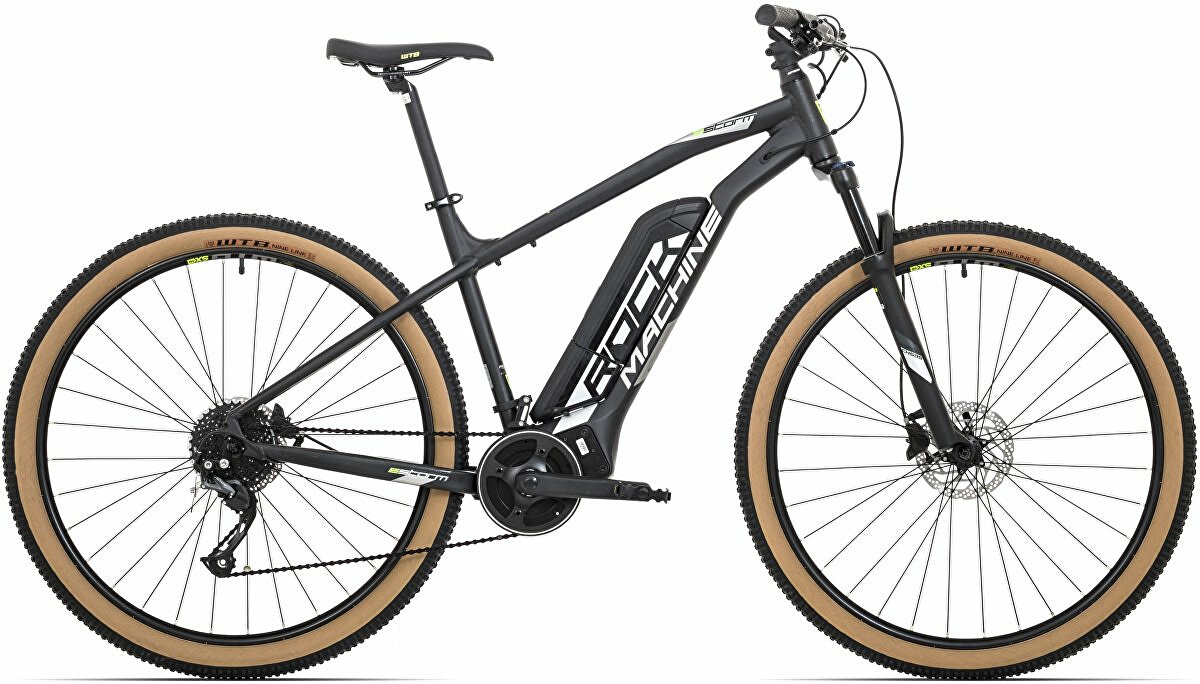 elektrokolo Rock Machine Storm e60-29 mat black/dark grey/silver/radioactive yellow (400Wh) (S)