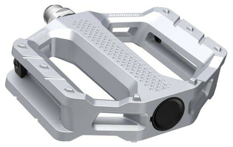 pedály SHIMANO  PD-EF202 Flat stříbrné, v krabičce