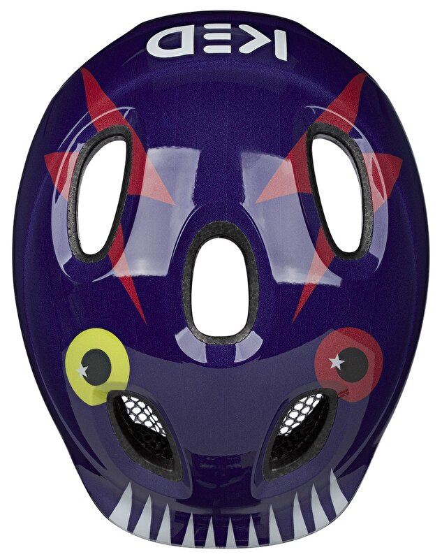 přilba KED Meggy Spark S Monster Mood Purple Blue 45-50 cm