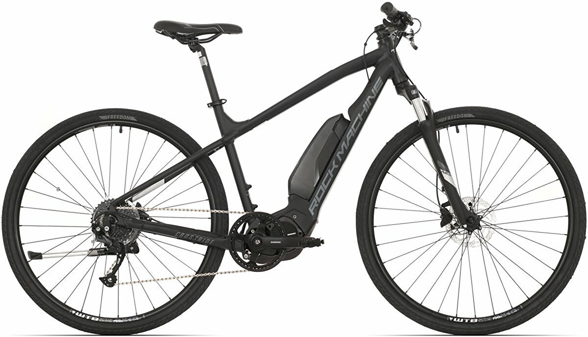 elektrokolo Rock Machine CrossRide e400 mat black/silver/dark grey (XL)
