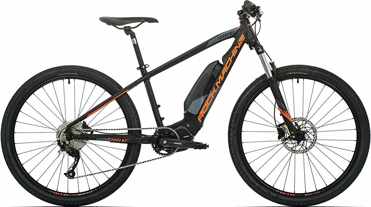elektrokolo Rock Machine Torrent e30-27 mat black/neon orange/dark grey (S)