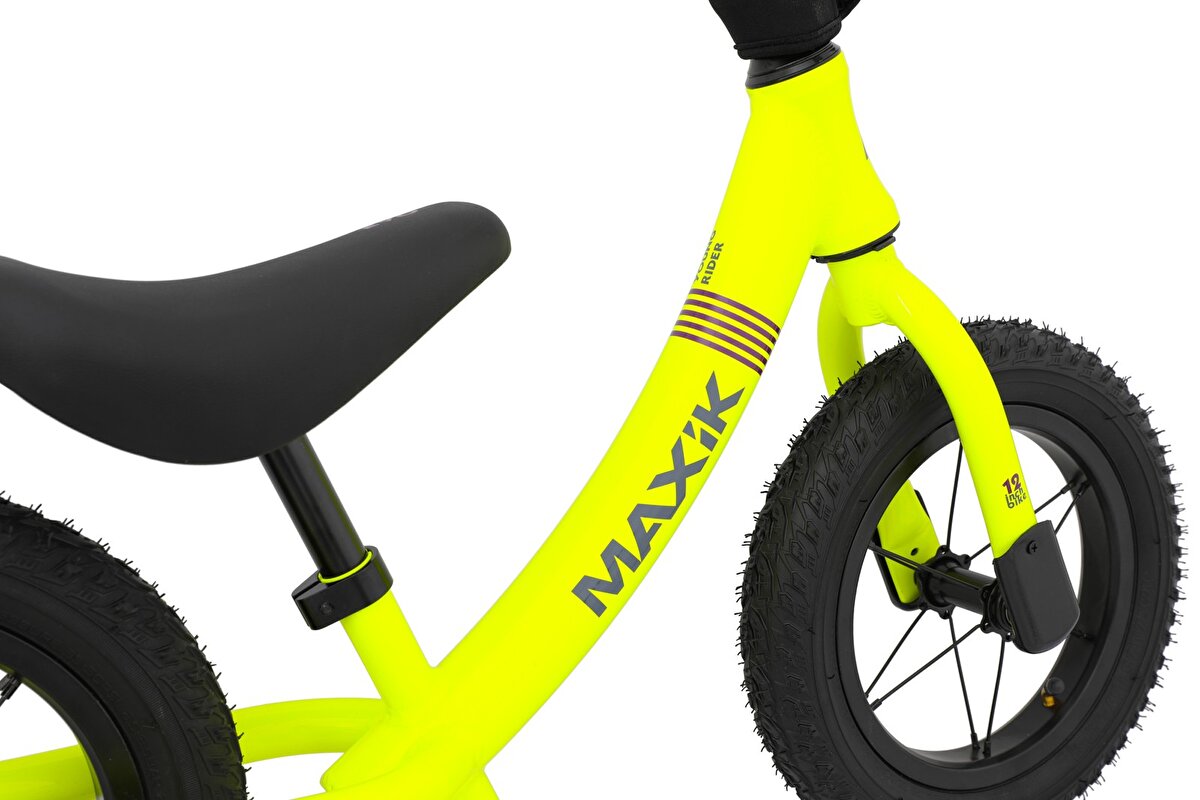odrážedlo MAXÍK Evo Lite fluo žlutá/fialová