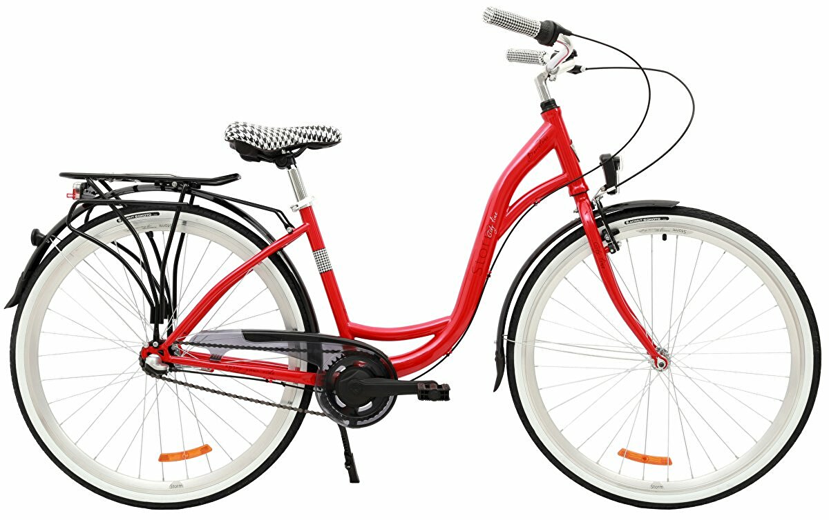 kolo STORM Barcelona 28" 3sp. 17" červené