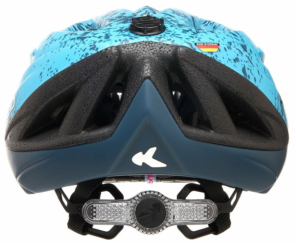 přilba KED Street Junior Pro S deep blue cyan matt 49-55 cm