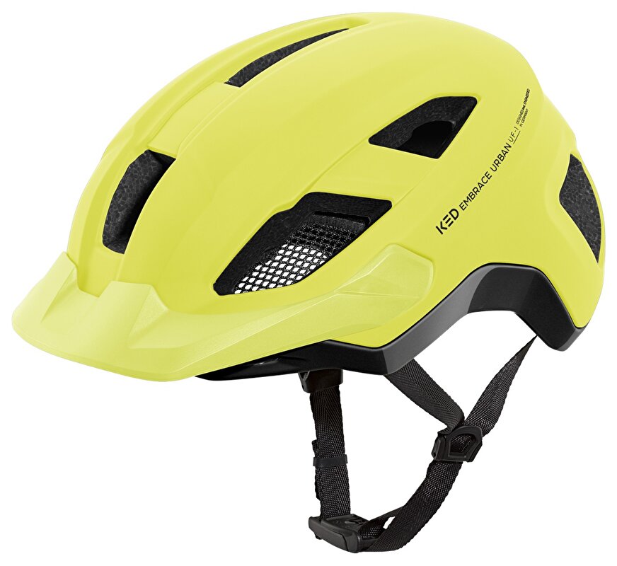 přilba KED Embrace UF-1 L Yellow Green Matt 58-62 cm