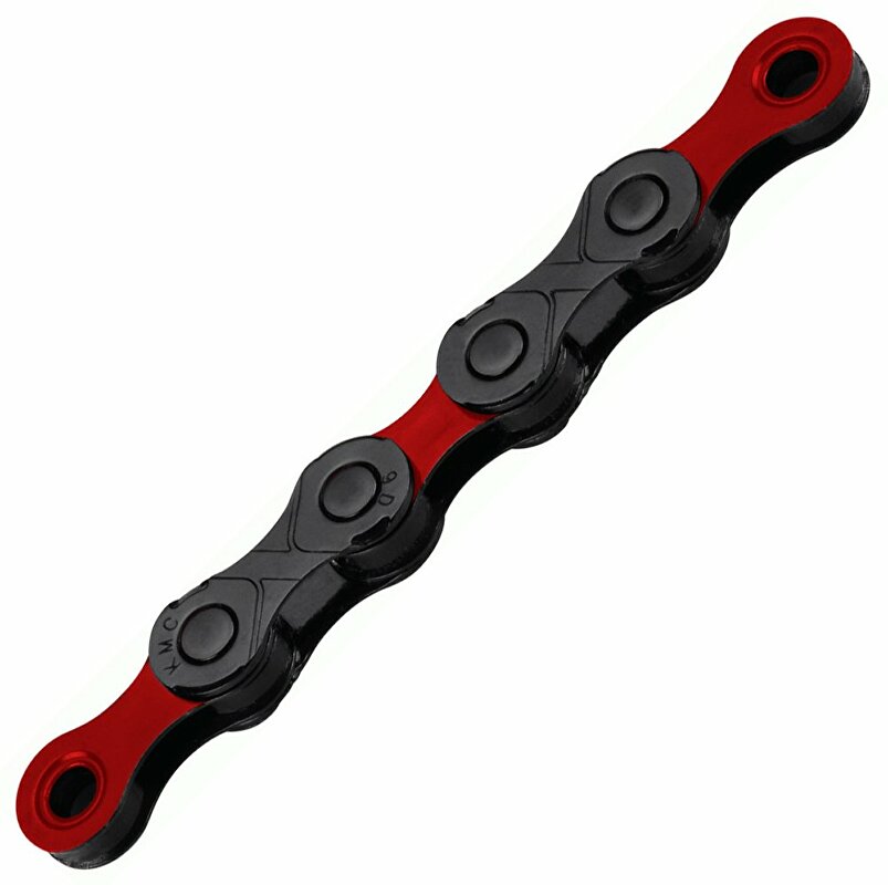 Řetěz KMC DLC 12 červeno/černý v krabičce