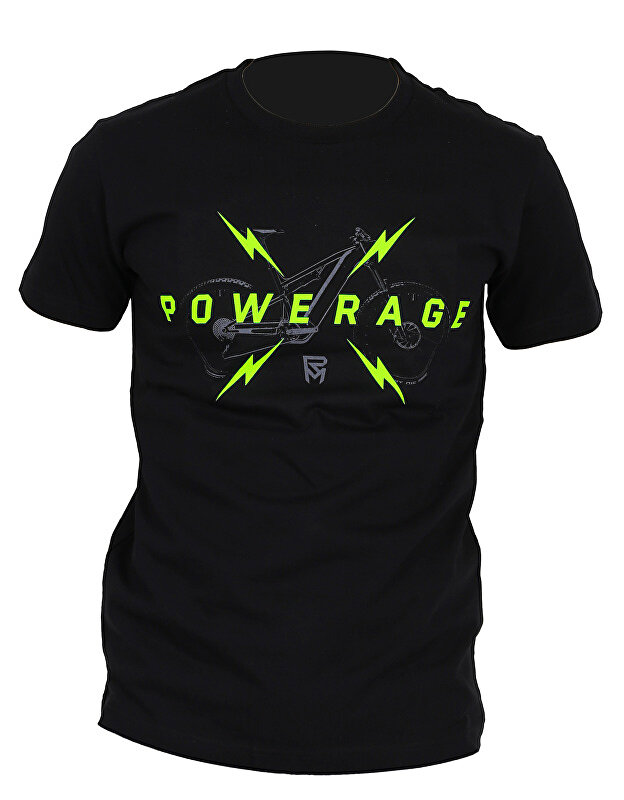 tričko ROCK MACHINE pánské černé vel. XXL logo POWERAGE