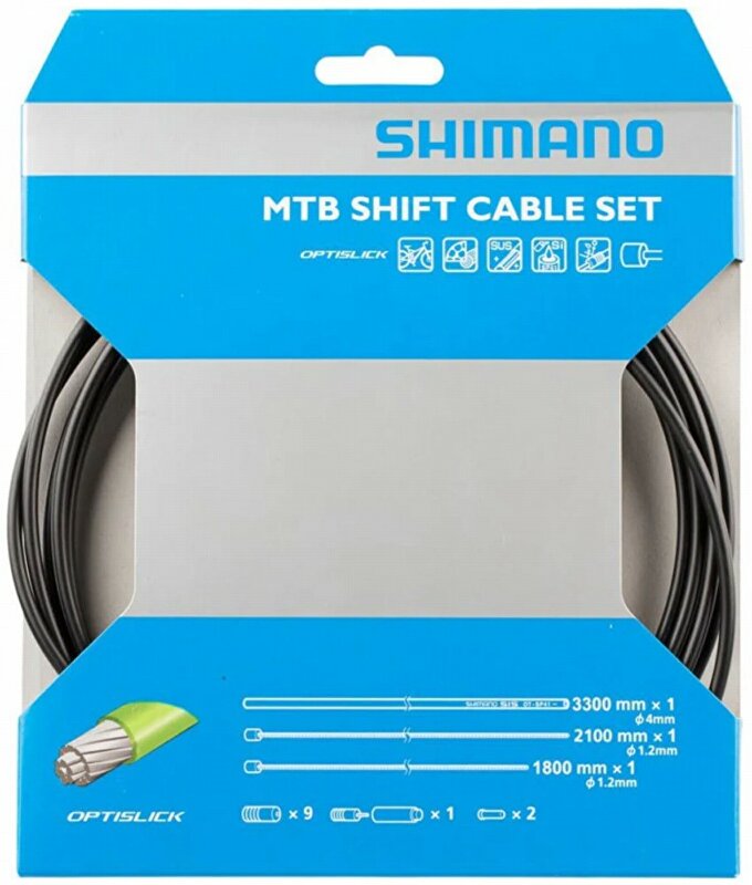 set s lanky a bowdenem řadicí SHIMANO Optislick MTB (bowden OT-SP41 černý)