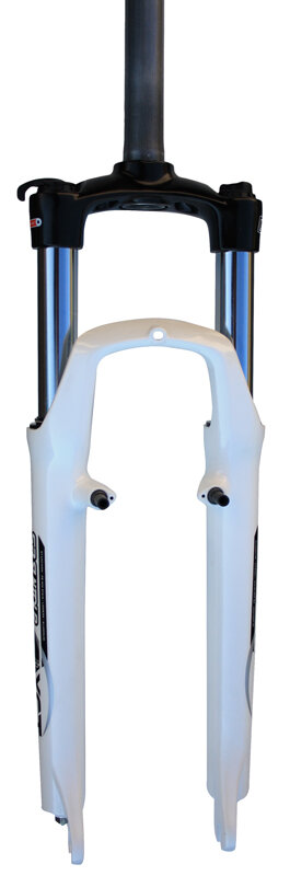 vidlice  SR SUNTOUR 26" XCT V4 MLO A-H 1 1/8" bílá, pouze V-brake, 100mm
