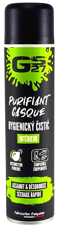 čistič GS27 Purifiant Casque - 600 ml - Hygienický čistič a osvěžovač sportovního vybavení