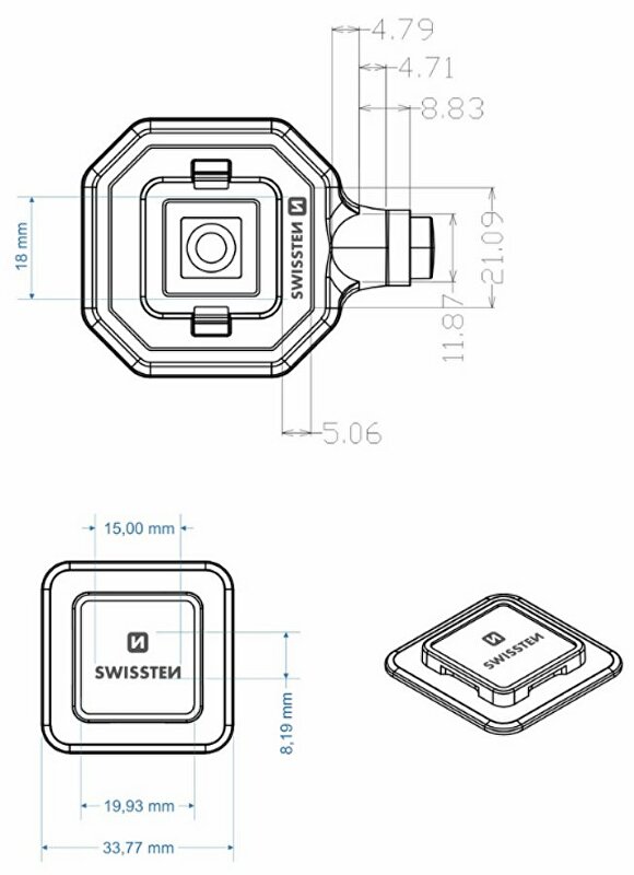 držák SWISSTEN Easy Lock do auta