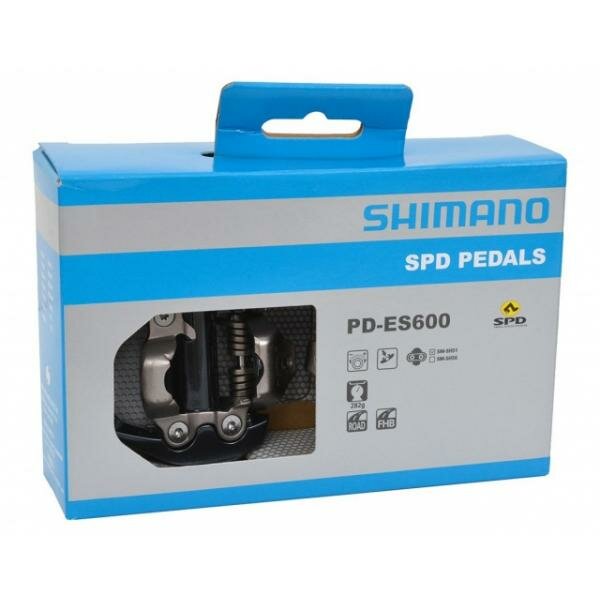 pedály SHIMANO SPD PD-ES600 s kufry SM-SH51, v krabičce