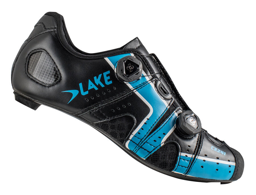 tretry LAKE CX241 černo/modré vel.43