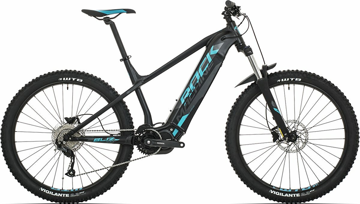 elektrokolo Rock Machine Blizz INT e30-27+ mat black/petrol blue/dark grey (L)