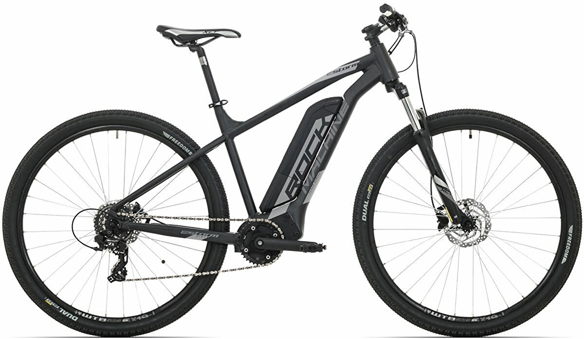 elektrokolo Rock Machine Storm e60-29 mat black/silver/dark grey +bat. 418 Wh, 19" (L)