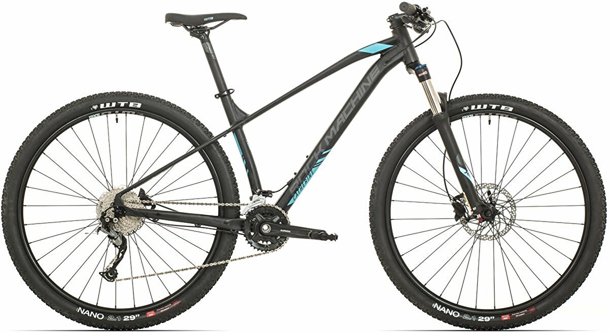 kolo Rock Machine Catherine 30-29 mat black/neon cyan/dark grey (L)