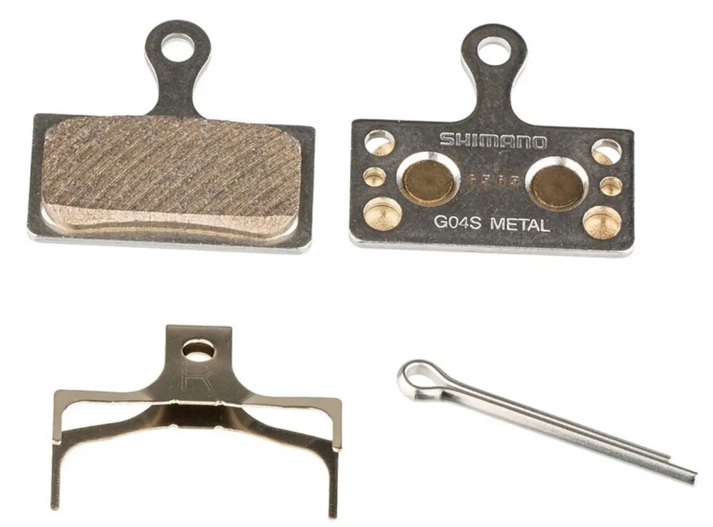 brzdové destičky SHIMANO G04S metal, na blistru
