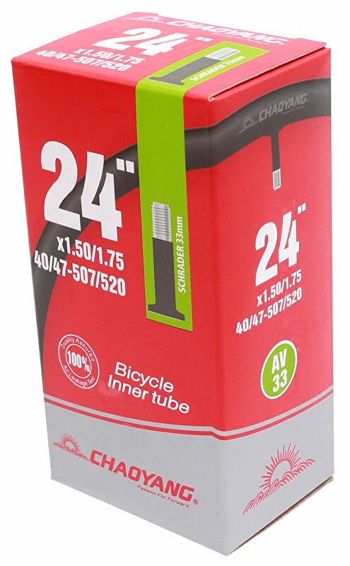 duše CHAOYANG 24x1,50/1,75 (40/47-507/520) AV 33 mm