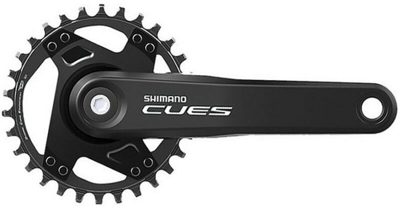 kliky SHIMANO Cues FC-U4000-1, 175mm, 30 zubů, černé, 11,10,9 speed, pro osu čtyřhran, v krabičce