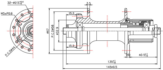 brzdový kotouč SHIMANO Deore SM-RT54 180mm Center lock, v krabičce