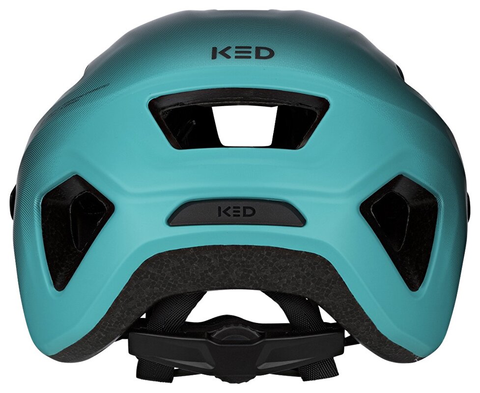 přilba KED Embrace Jr. S/M Teal Black Matt 52-58 cm