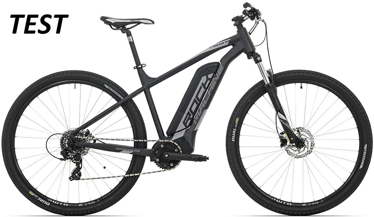 elektrokolo Rock Machine Storm e60-29 TEST 504 Wh+nab. mat black/silver/dark grey (XL)