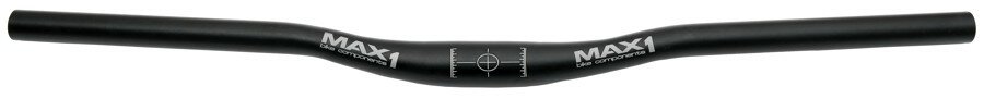 Řidítka MAX1 MTB Al 660/31,8 mm černá zvýšená
