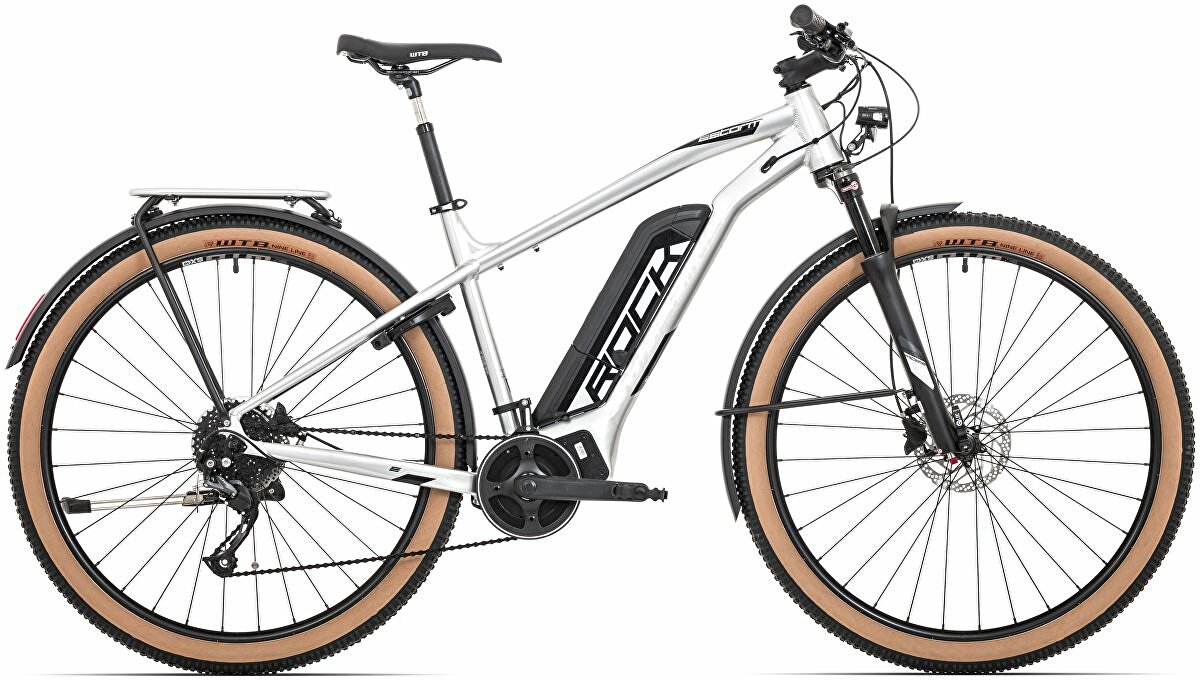 elektrokolo Rock Machine Storm e90-29 Touring gloss silver/black (500Wh) (L)