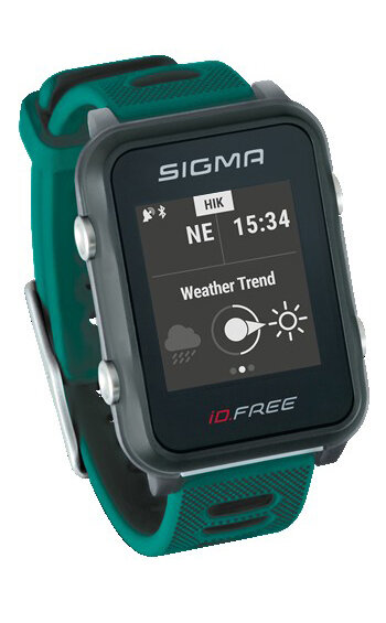 chytré hodinky SIGMA iD.FREE zelené