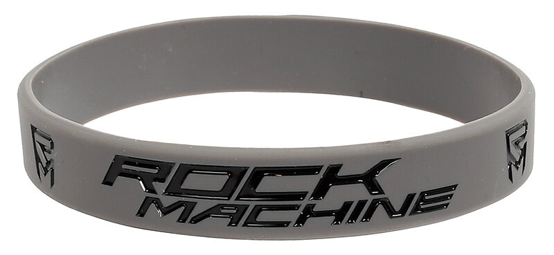 silikonový náramek ROCK MACHINE šedý