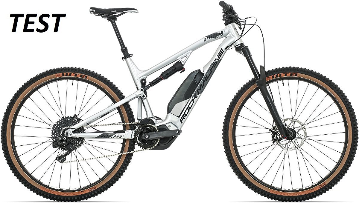 elektrokolo Rock Machine Blizzard e90-29 TEST gloss silver/black (M)